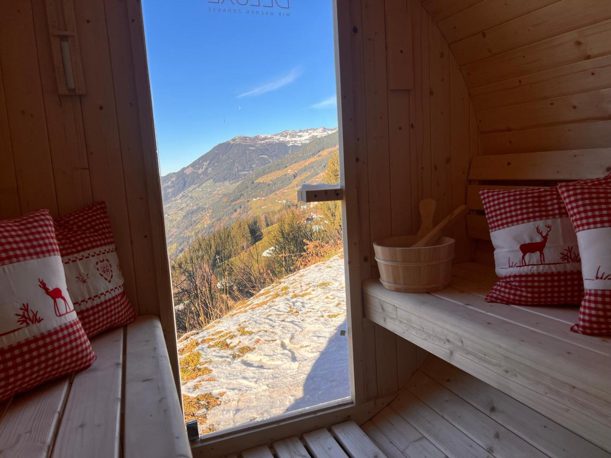 Chalet Platzhirsch Leo Panorama View Sauna Rohrberg Exterior photo